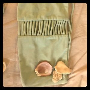 A aqua bikini bandeau